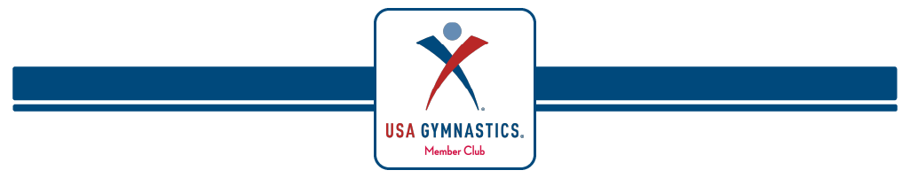USA Club Gymnastics Member banner